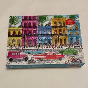 Gorgeous 1000 piece Galison puzzle titled CUBA by Michael Storrings.